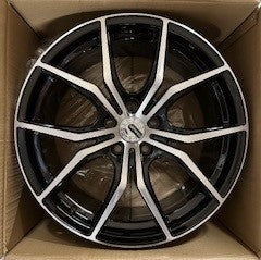 BULL - BLACK MATT FRONT POLISHED